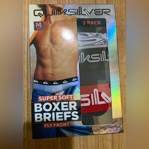 Quiksilver 3-pack Super Soft Boxer Briefs Size: M